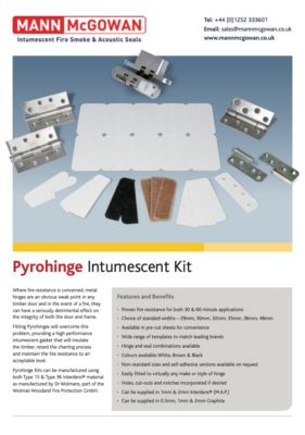 Pyrohinge Intumescent Kit