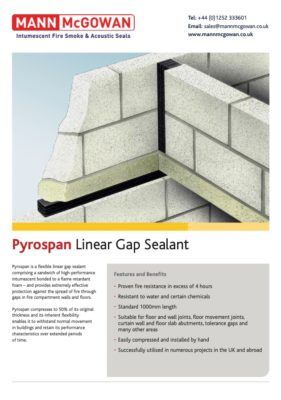 Pyrospan Linear Gap Sealent