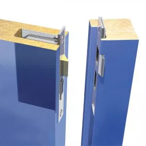 Pyrocatch intumescent kit on door catch and plate